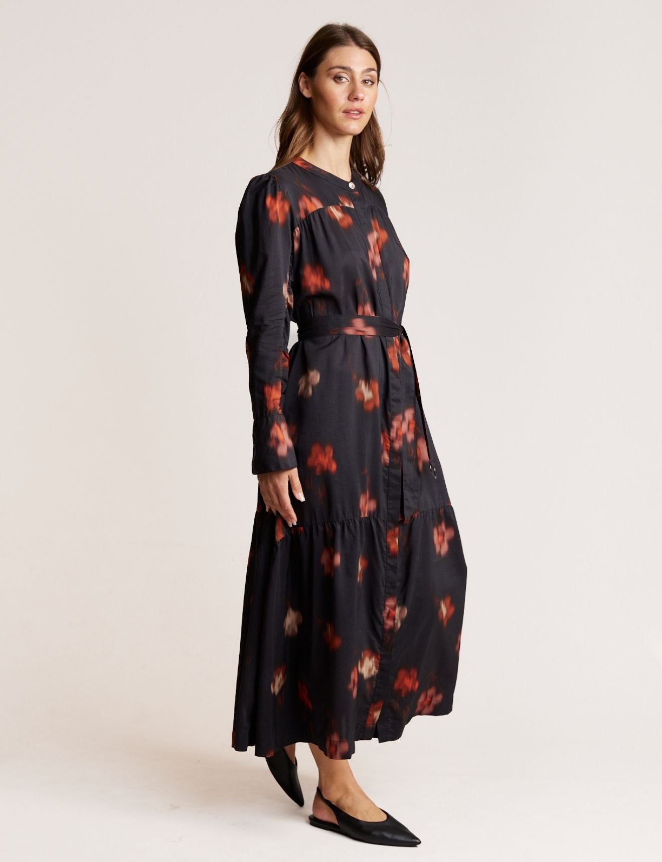 ABSTRACT BLOOMS DRESS