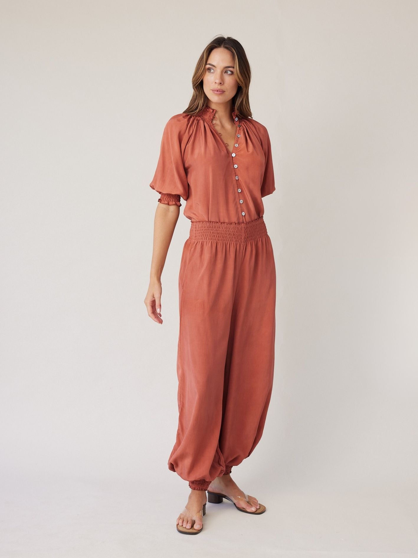 BALLOON PANT TERRACOTTA