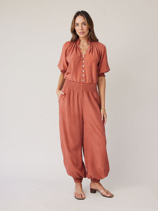 BALLOON PANT TERRACOTTA