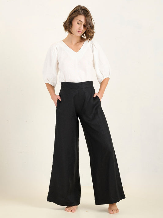 BALLOON SLEEVE TOP IVORY