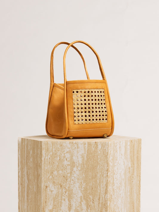 BOXY TOTE TAN MED