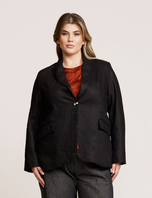 BUTTON BLAZER ONYX
