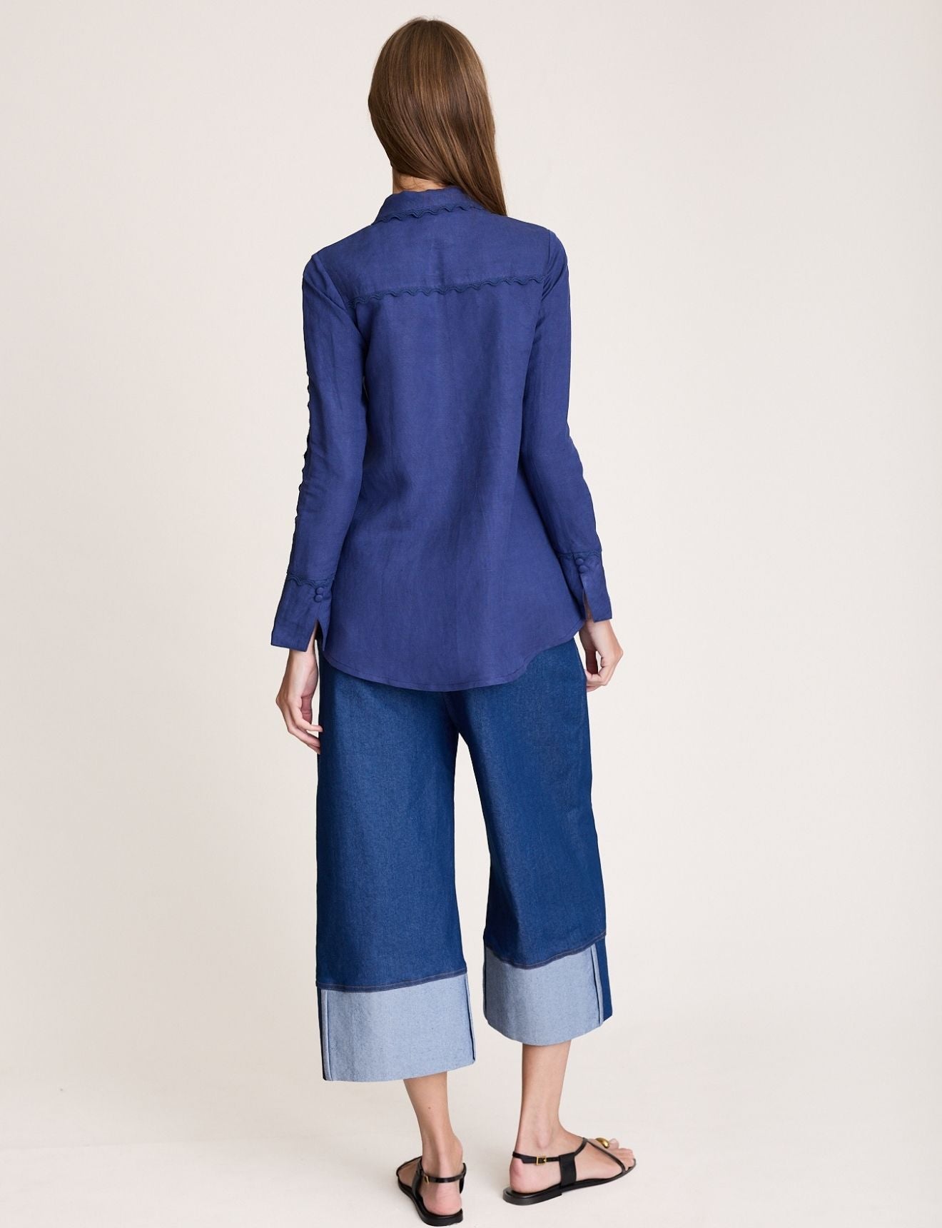 LOTTE BLOUSE NAVY