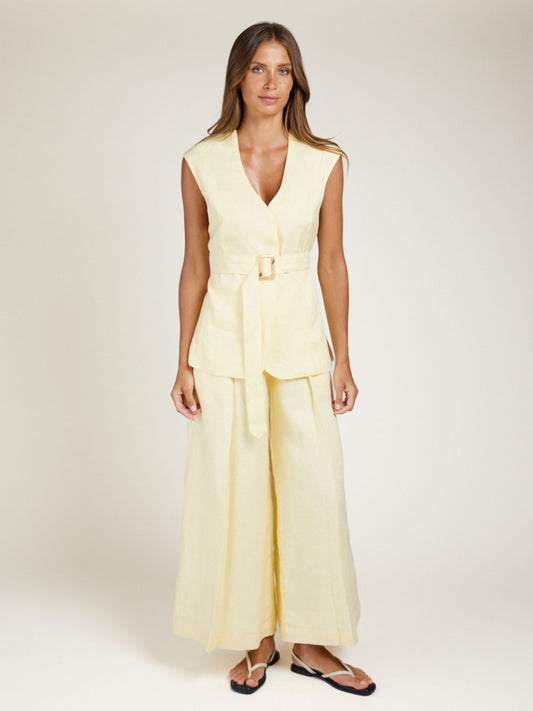 FOLD PANT LEMON