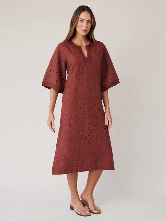 LACE KAFTAN MOCHA