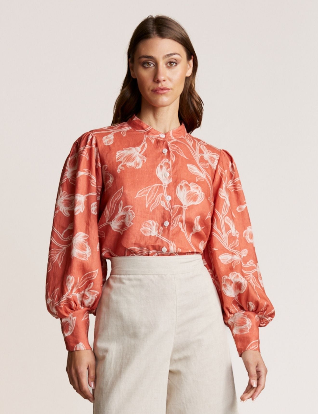 MAGNOLIA BLOUSE COPPER