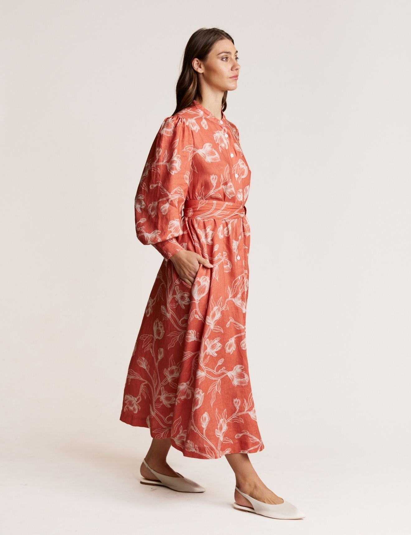 MAGNOLIA DRESS COPPER