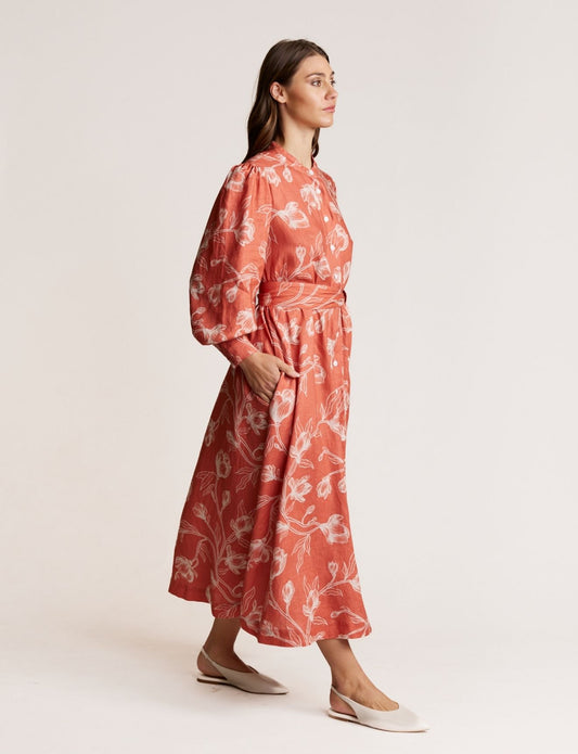 MAGNOLIA DRESS COPPER