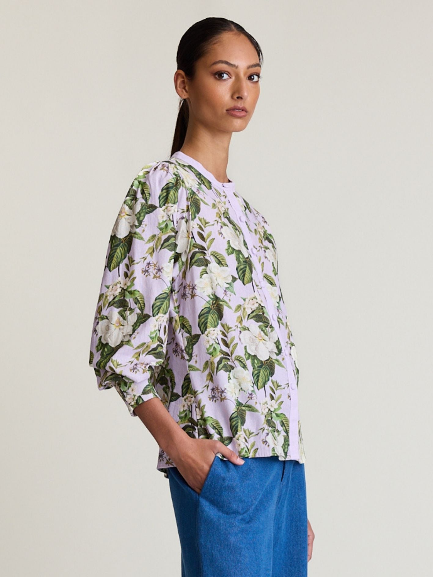 MEADOW BLOUSE LILAC