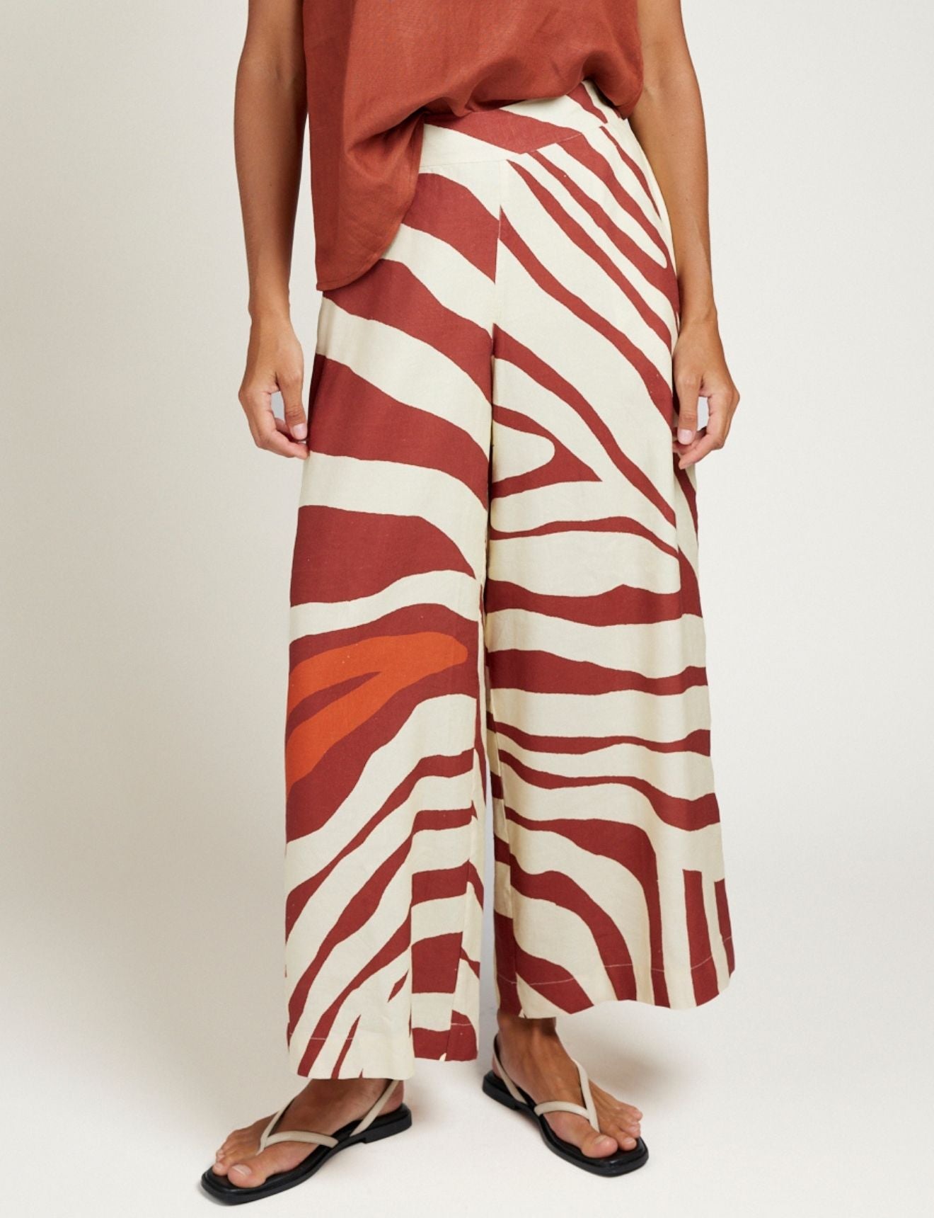 PALAZZO PANT ANIMALE