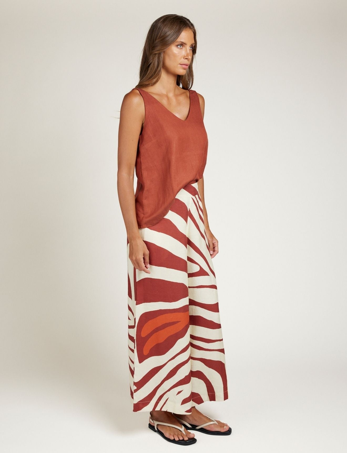 PALAZZO PANT ANIMALE