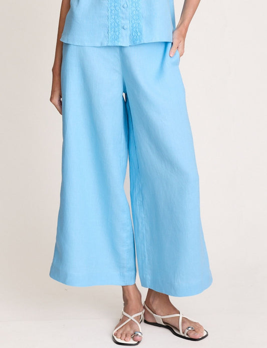 PALAZZO PANT CERULEAN