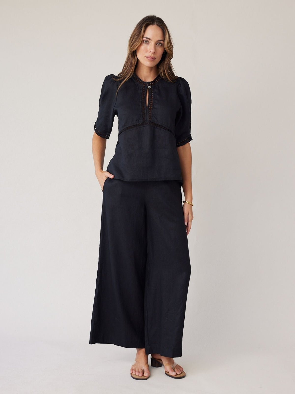 PALAZZO PANT ONYX