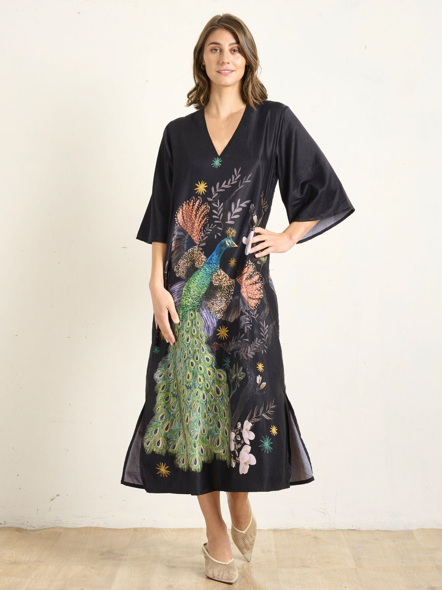 Kaftan wrap dress hotsell