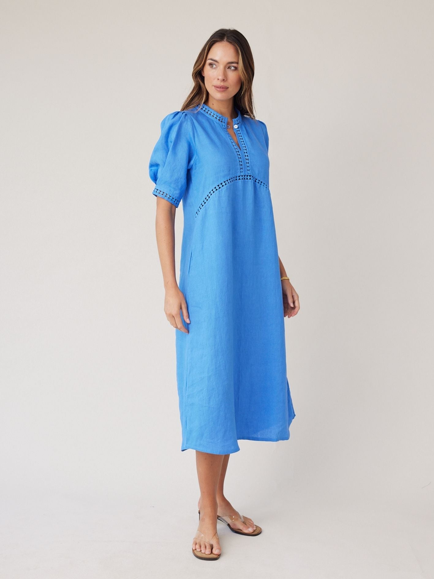 SCULPT DRESS AZURE