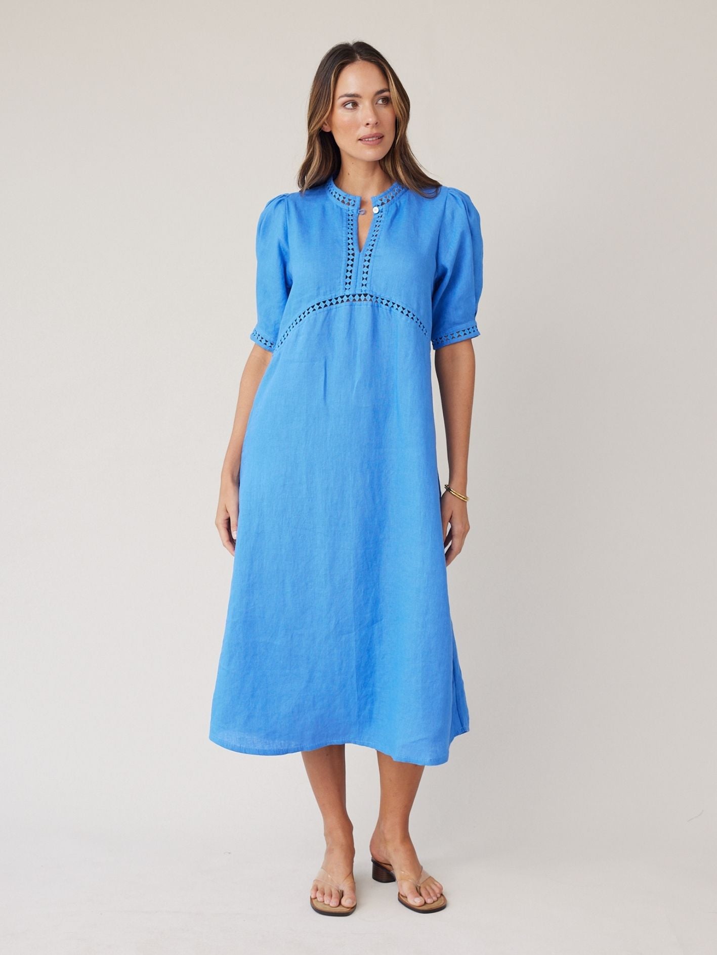 SCULPT DRESS AZURE