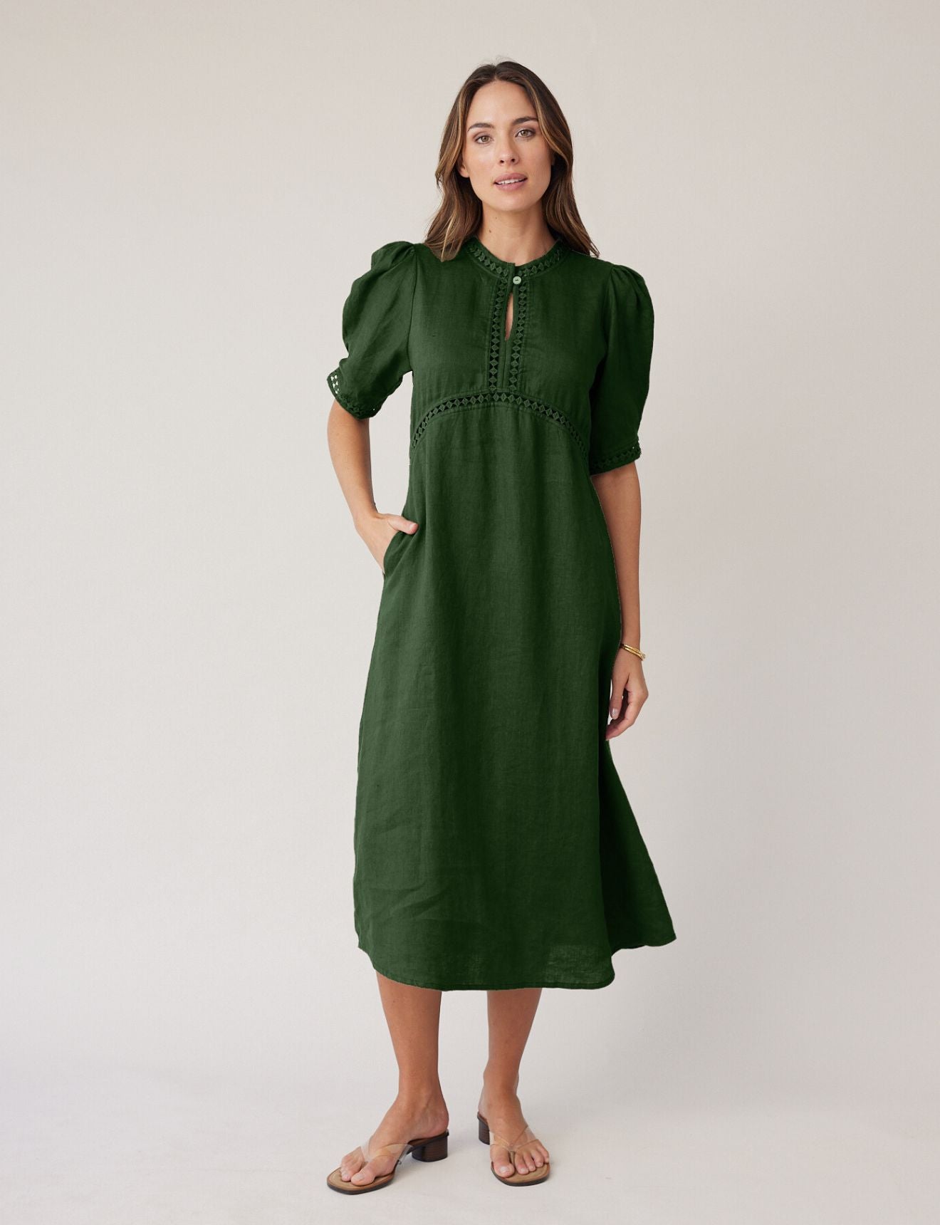 SCULPT DRESS FOREST  - NEW COLOUR!