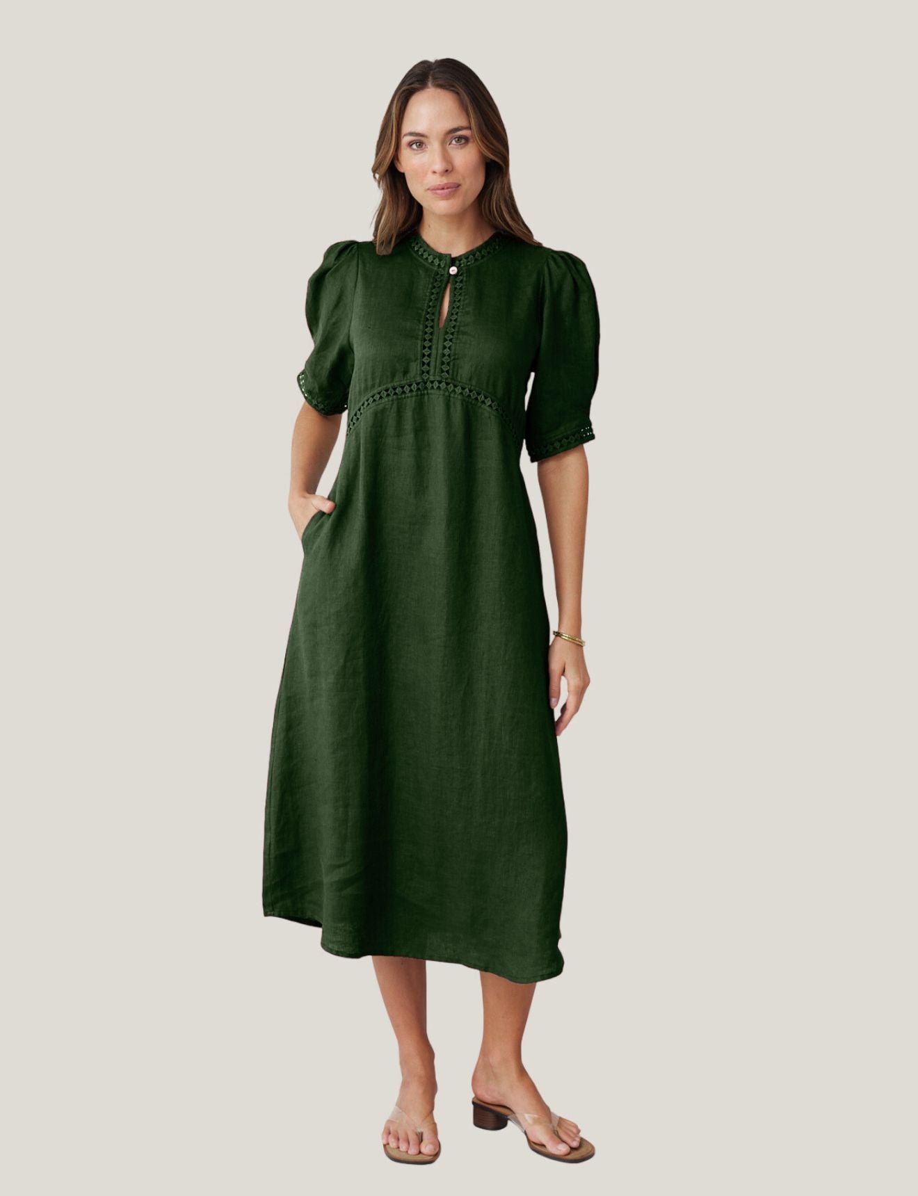 SCULPT DRESS FOREST  - NEW COLOUR!