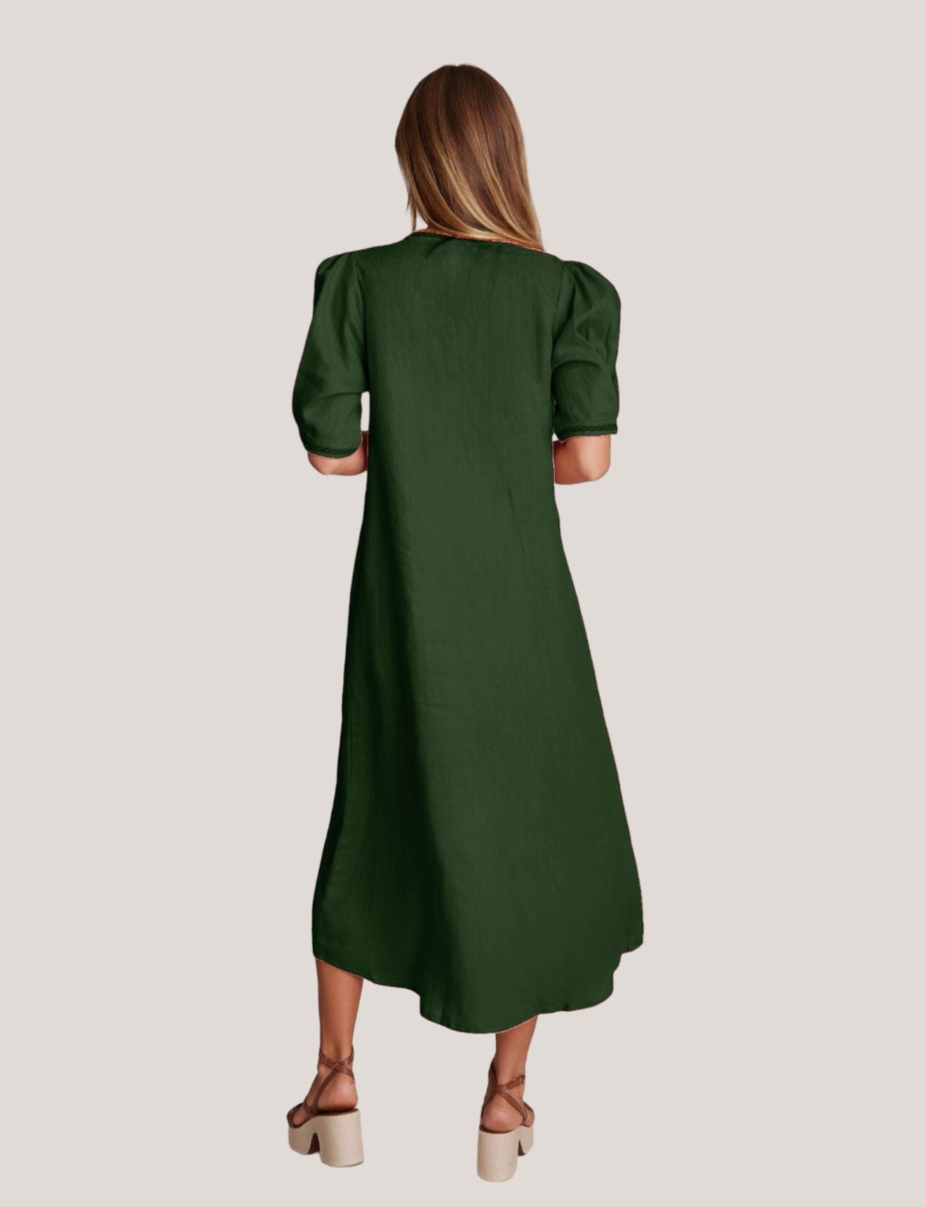 SCULPT DRESS FOREST  - NEW COLOUR!