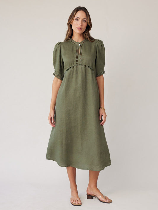 SCULPT DRESS KHAKI