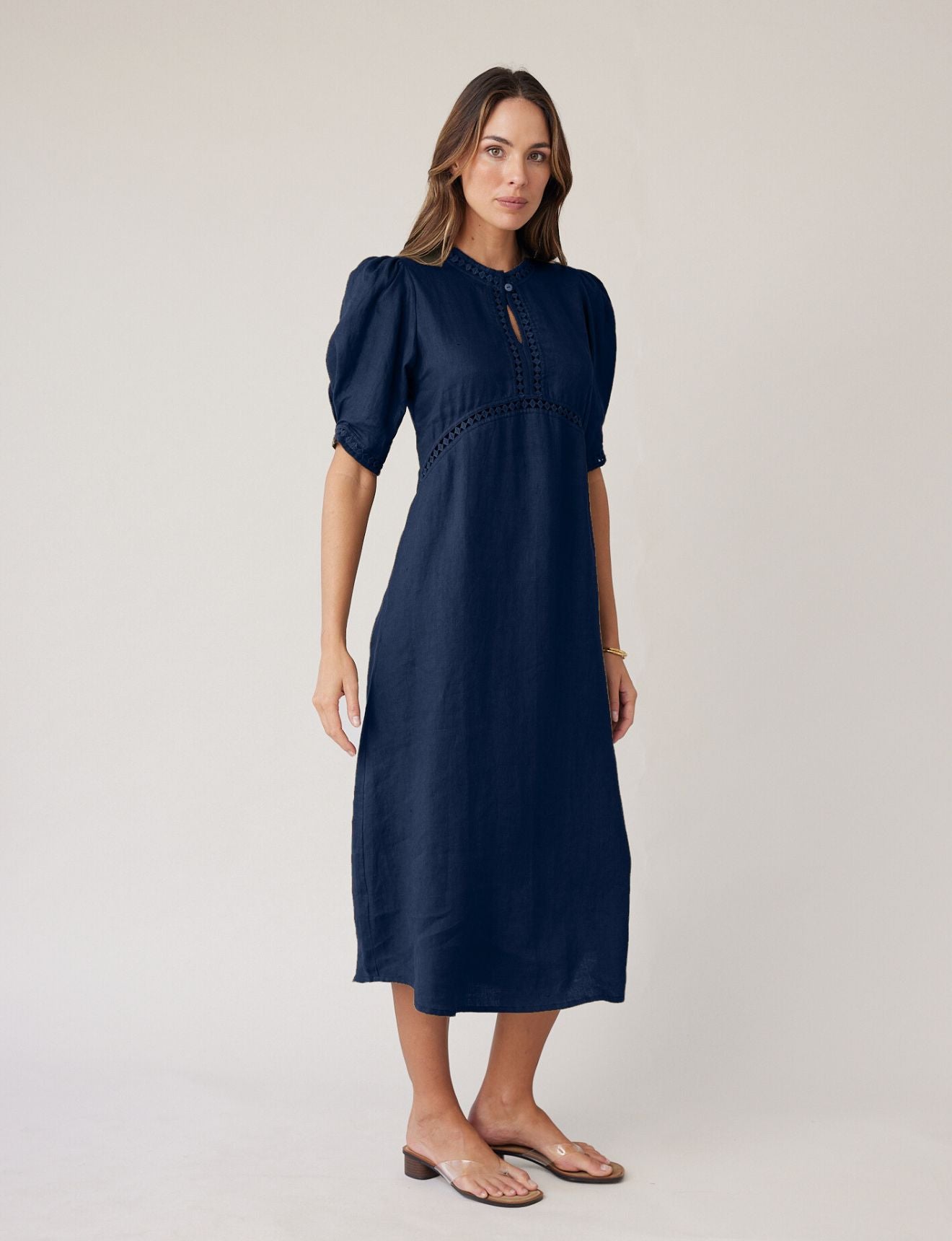 SCULPT DRESS NAVY