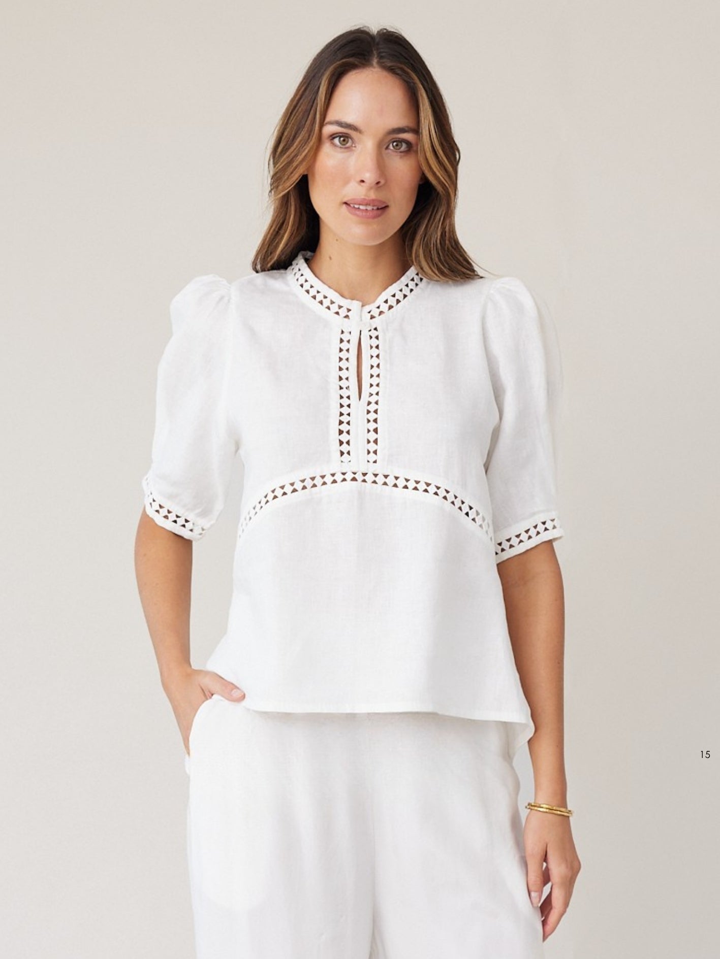 SCULPT TOP IVORY