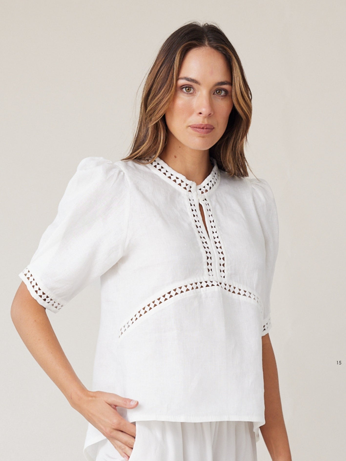 SCULPT TOP IVORY