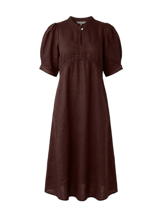 SCULPT DRESS CHOCOLATE - NEW COLOUR!