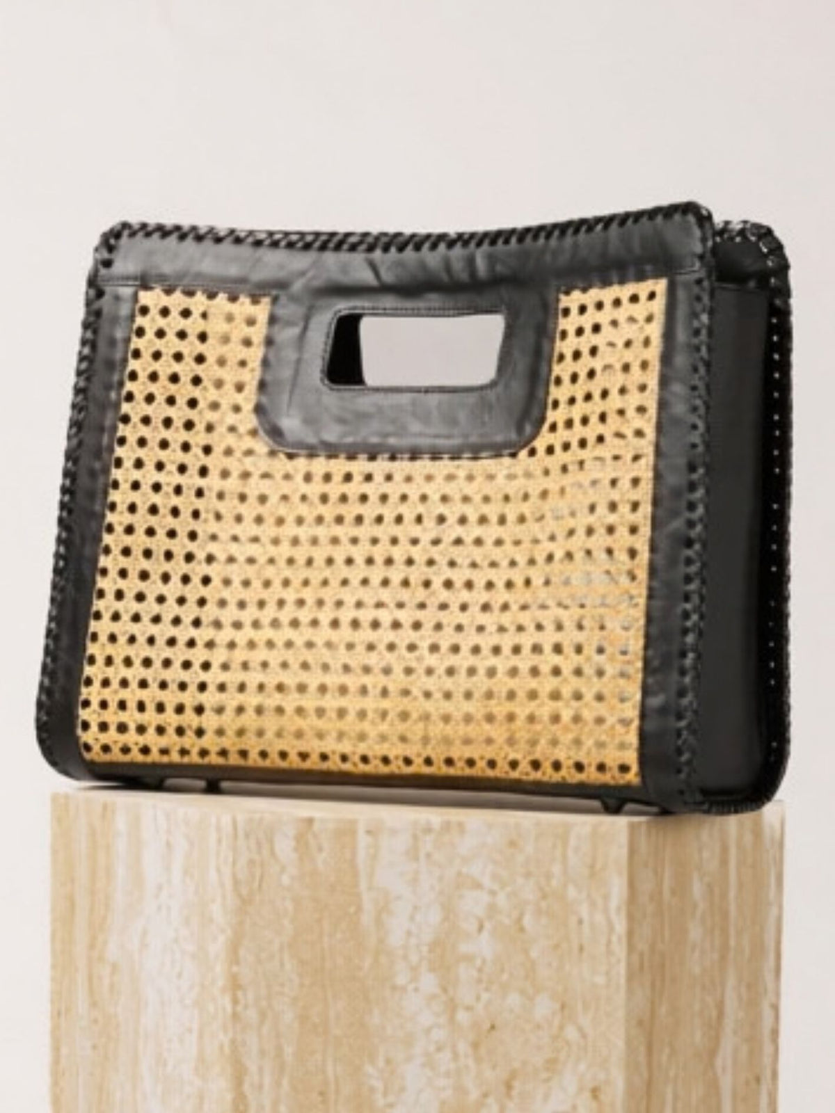 STITCH EDGE TOTE ONYX