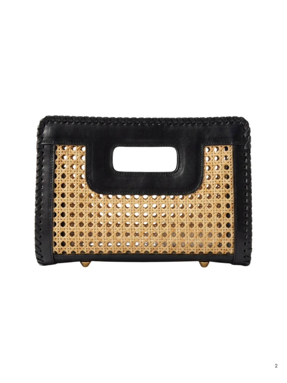 STITCH EDGE TOTE ONYX SMALL