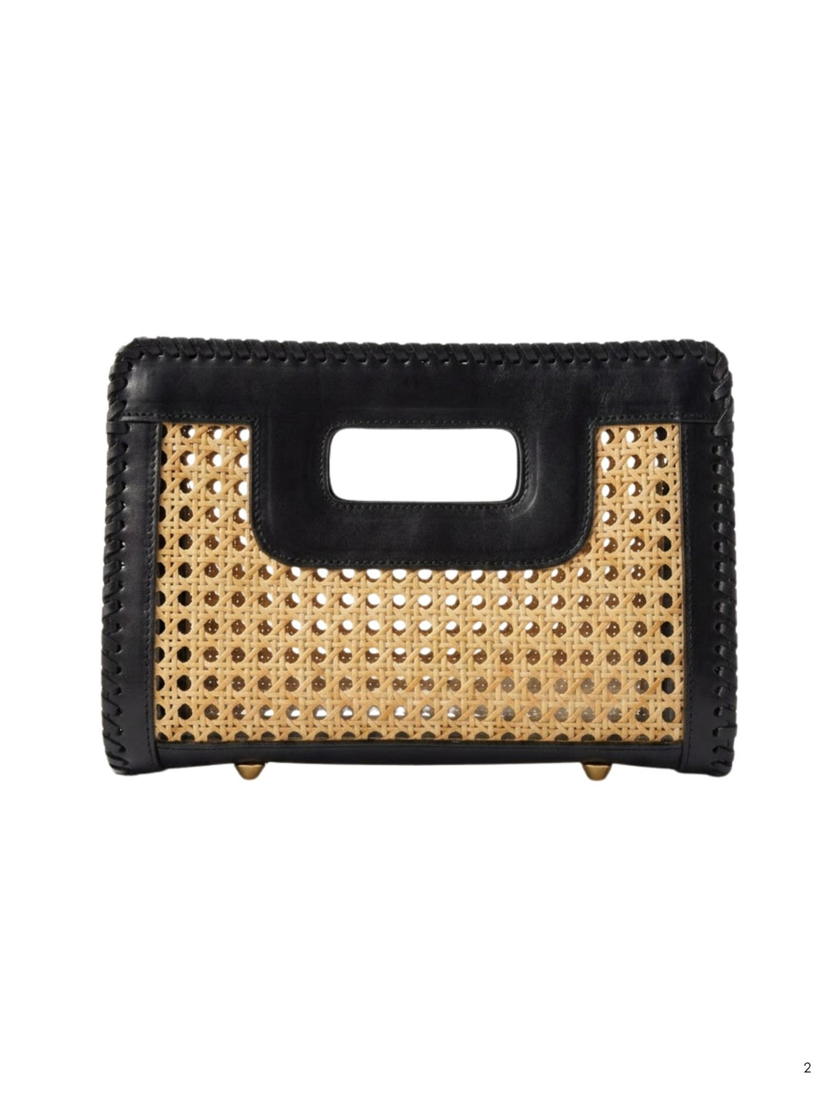 STITCH EDGE TOTE ONYX SMALL