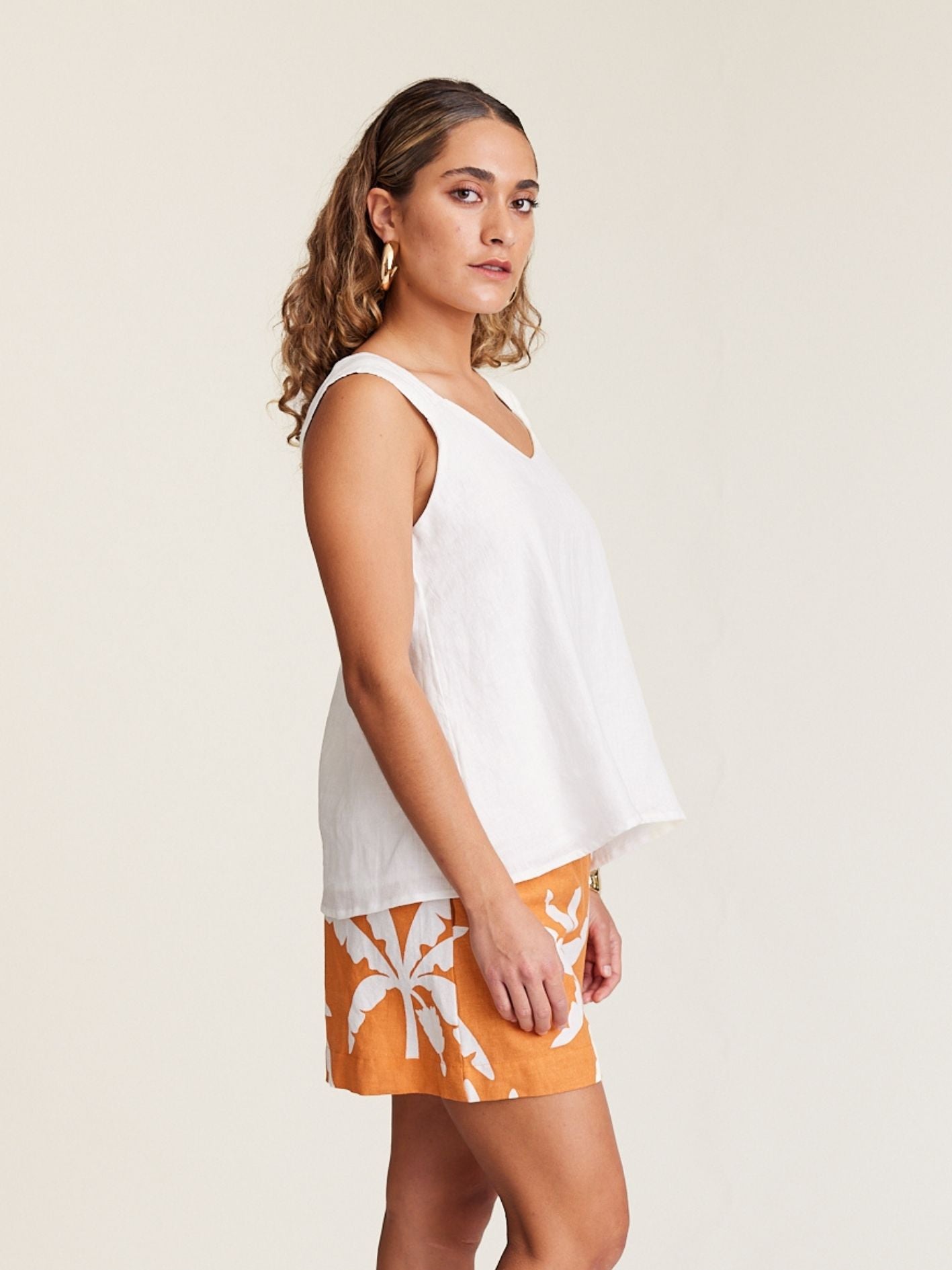 TROPICALE SHORT TANGERINE