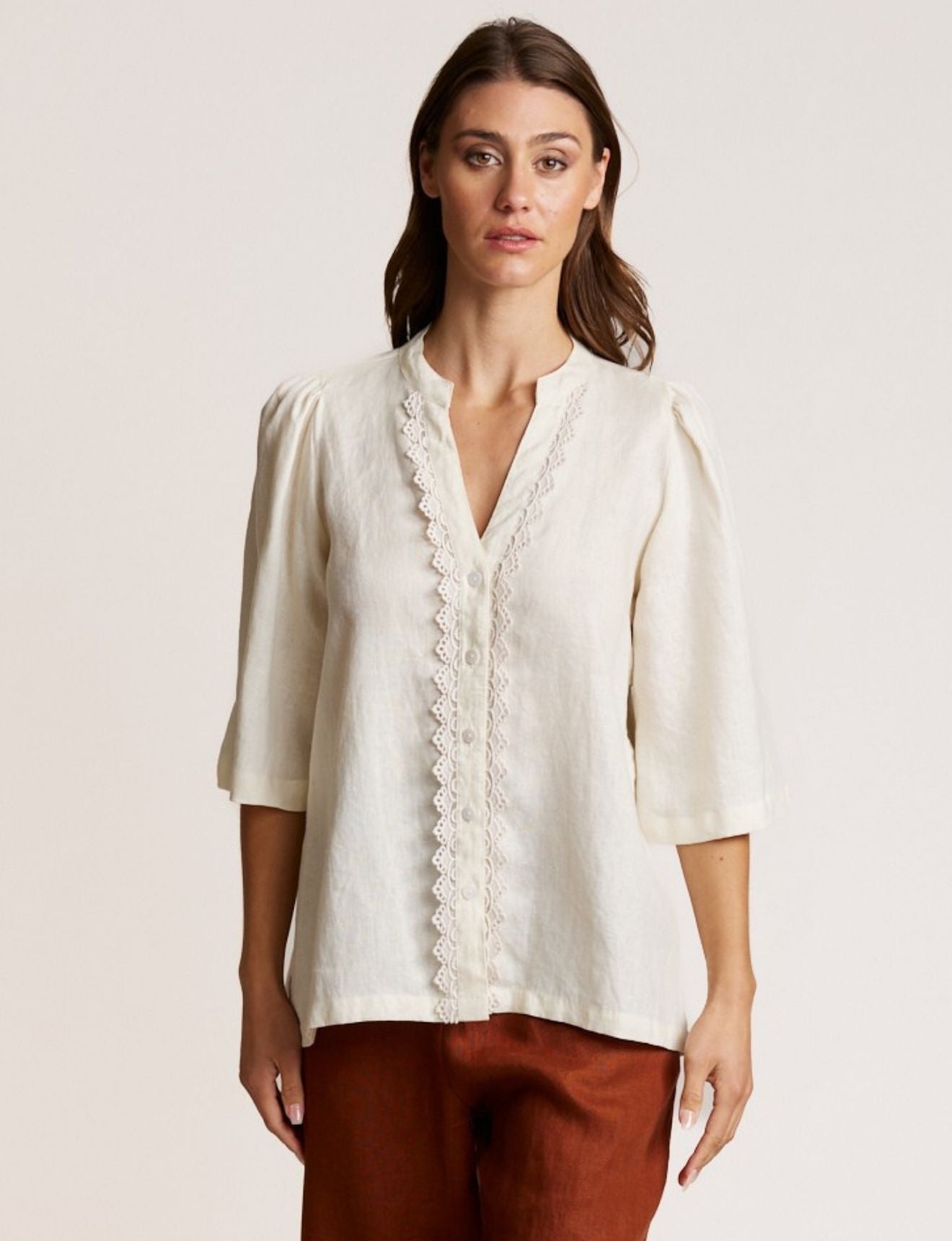 TULIP BLOUSE WINTER WHITE