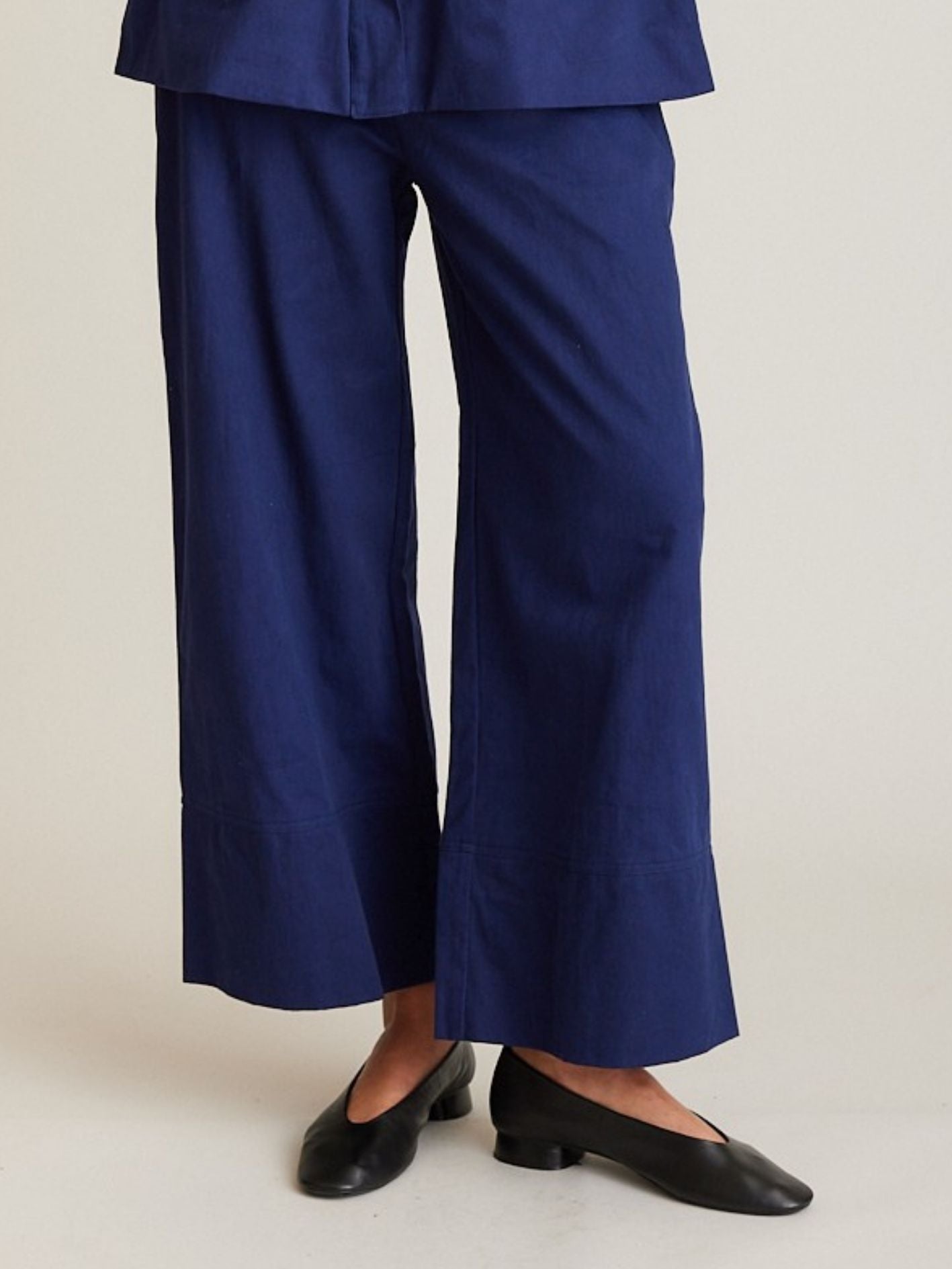 TWILL CUFF PANT FRENCH NAVY