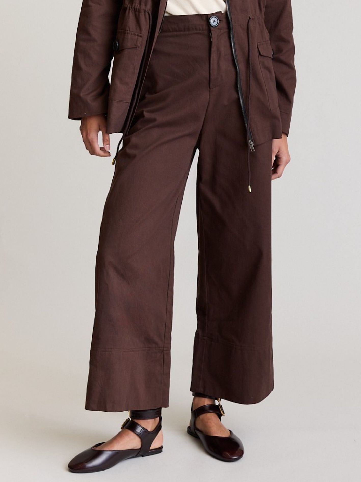 TWILL CUFF PANT SABLE