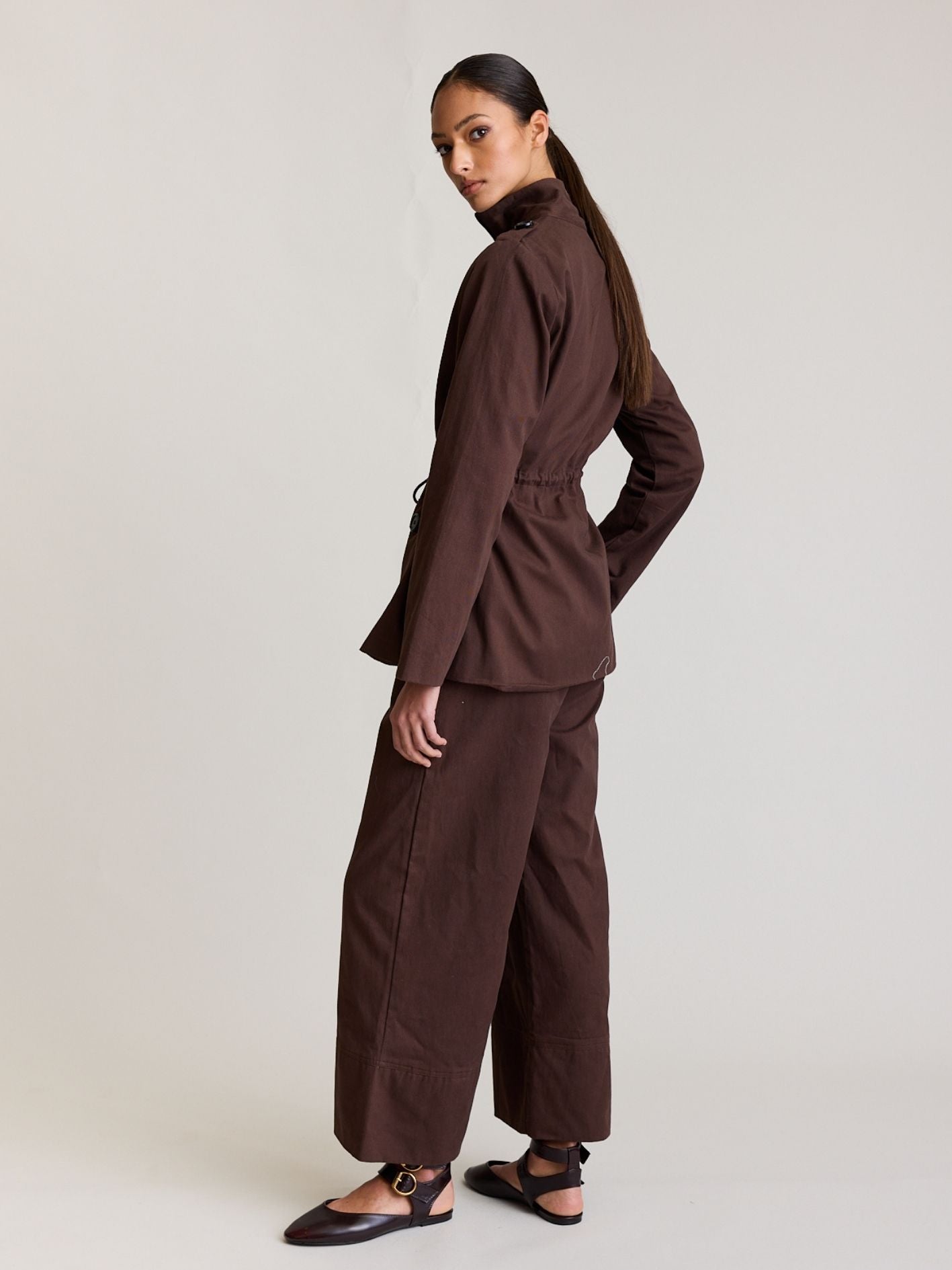 TWILL CUFF PANT SABLE