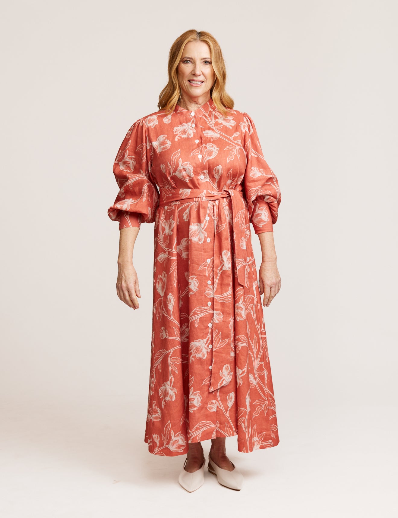 MAGNOLIA DRESS COPPER
