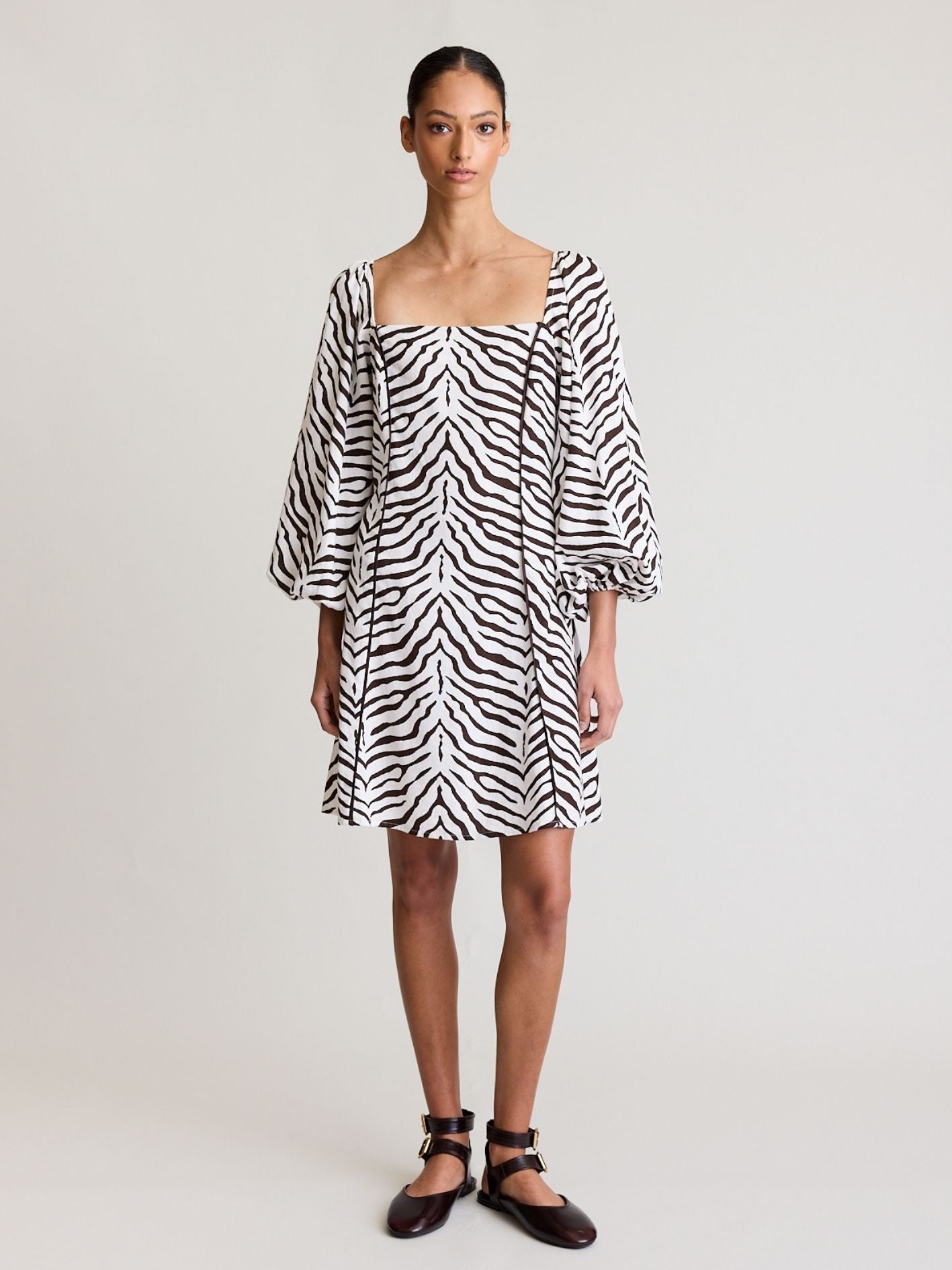 POEM MINI DRESS ZEBRA