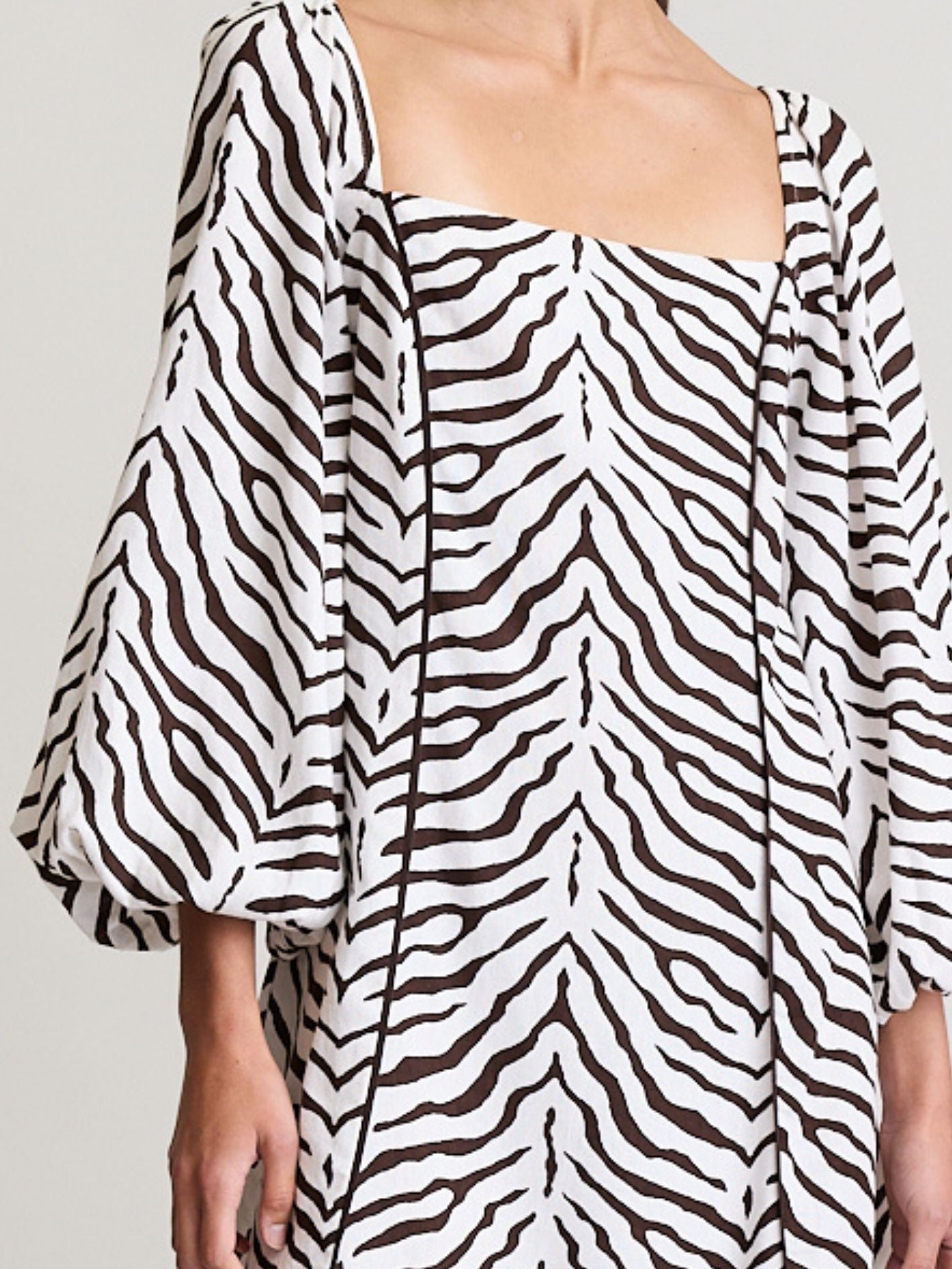 POEM MINI DRESS ZEBRA