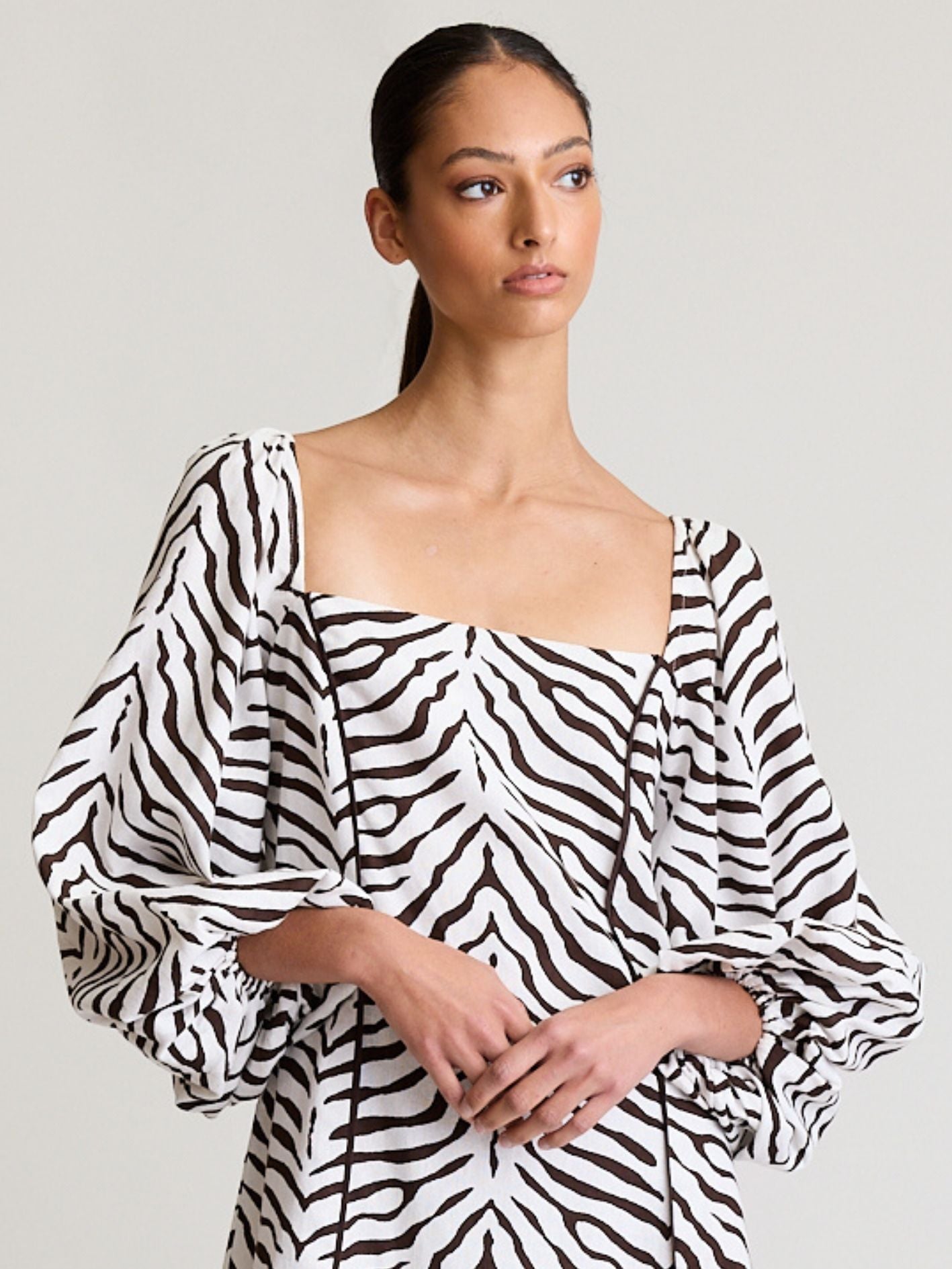 POEM MINI DRESS ZEBRA