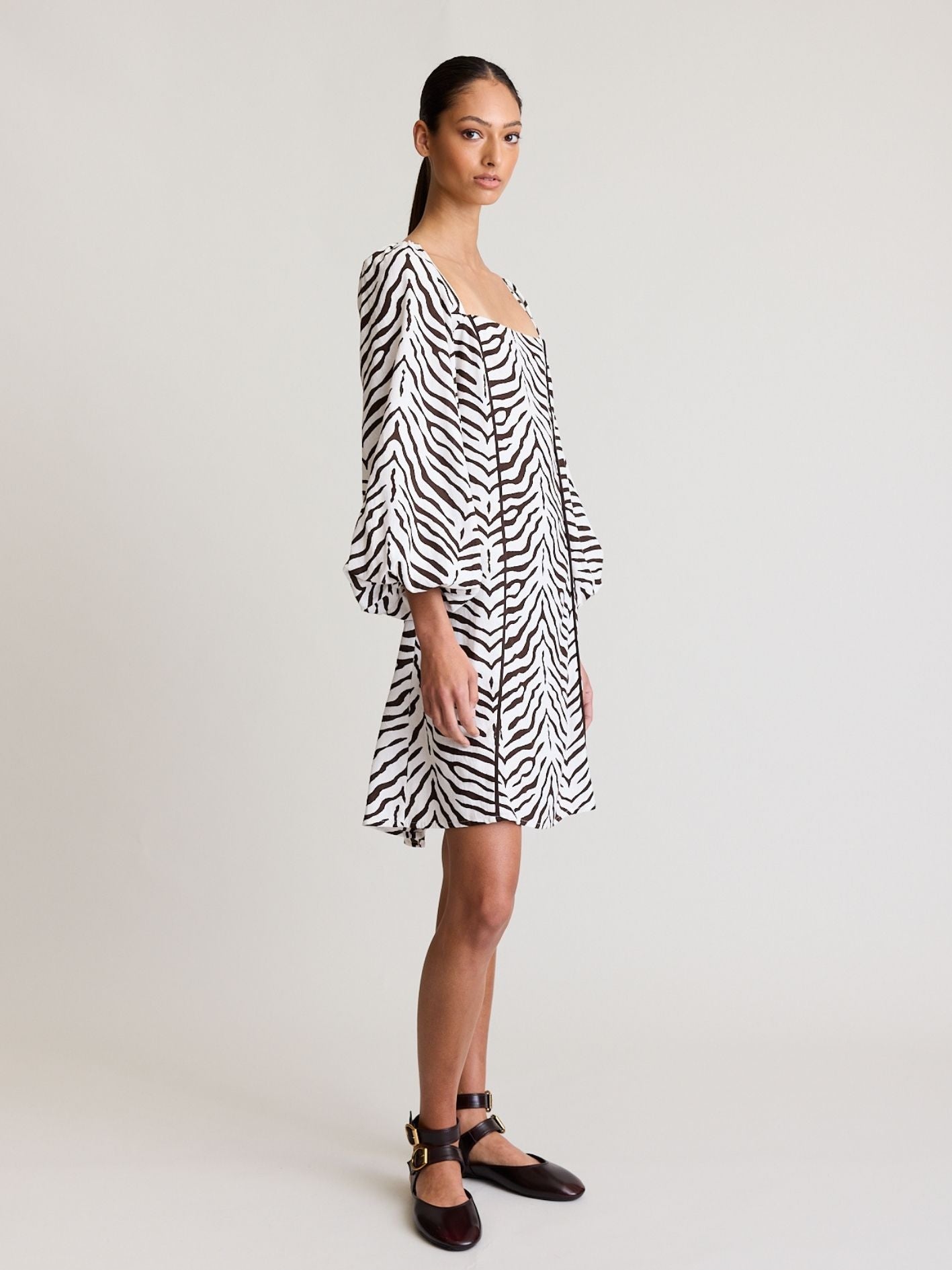 POEM MINI DRESS ZEBRA