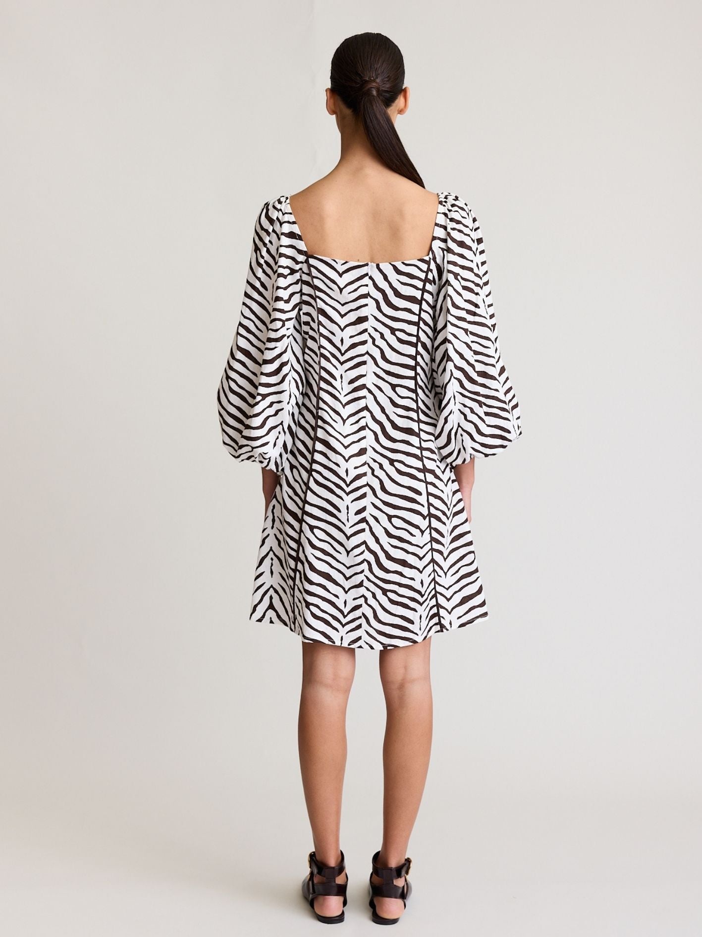 POEM MINI DRESS ZEBRA