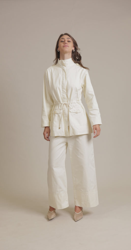 TWILL JACKET ECRU